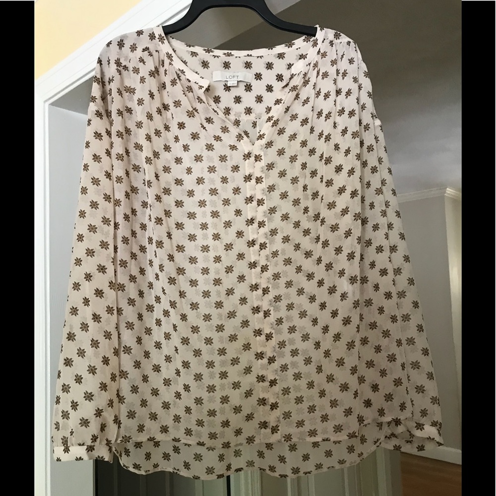 Ann Taylor Loft blouse MINT condition sz M
